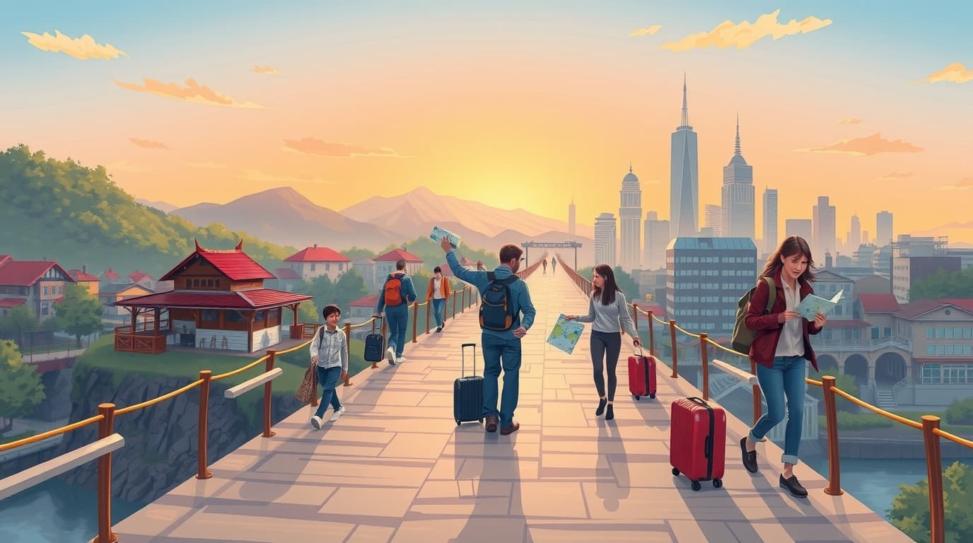 Community bridge connecting cultures